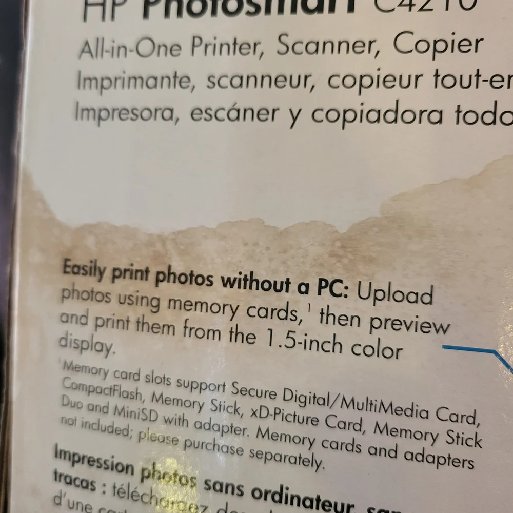 HP C4210 Color Scanner Copier - White and Gray